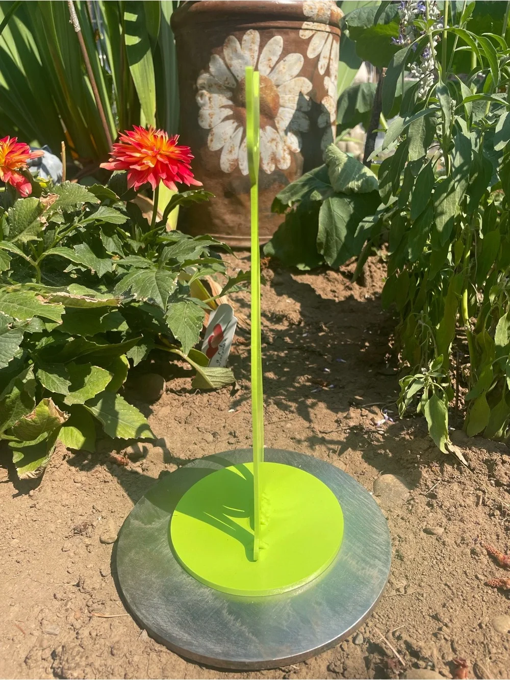 Key Lime Custom Mid Century Modern Cat Statue
